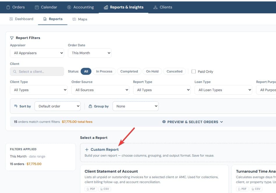 Reporting & analytics — additional preview